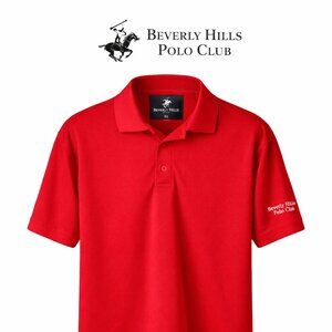 Beverly Hills Polo Club Men’s XL short-sleeve polo Made of 100% polyester